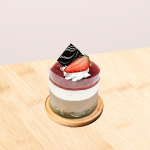 Raspberry Vanila Choco Mousse