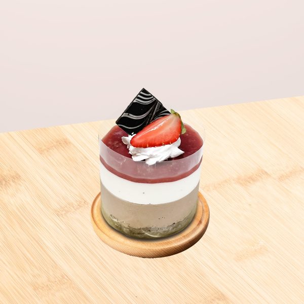 Raspberry Vanila Choco Mousse